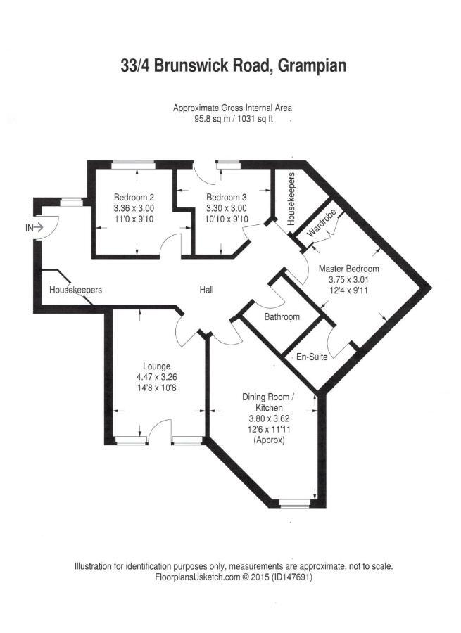 Brunswick Apartment Единбург Екстериор снимка